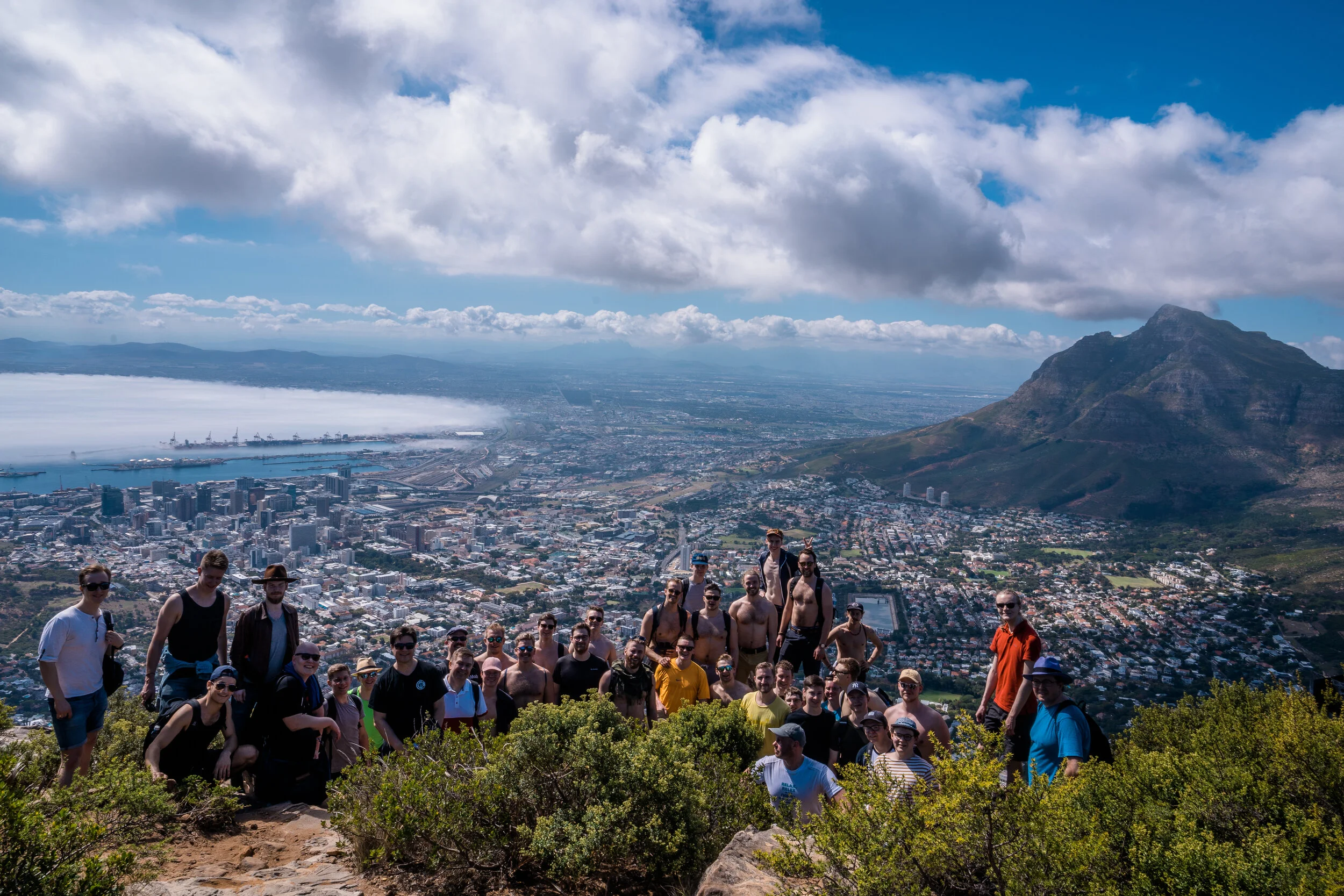 Akademen atop Lions Head in Cape Town, South Africa