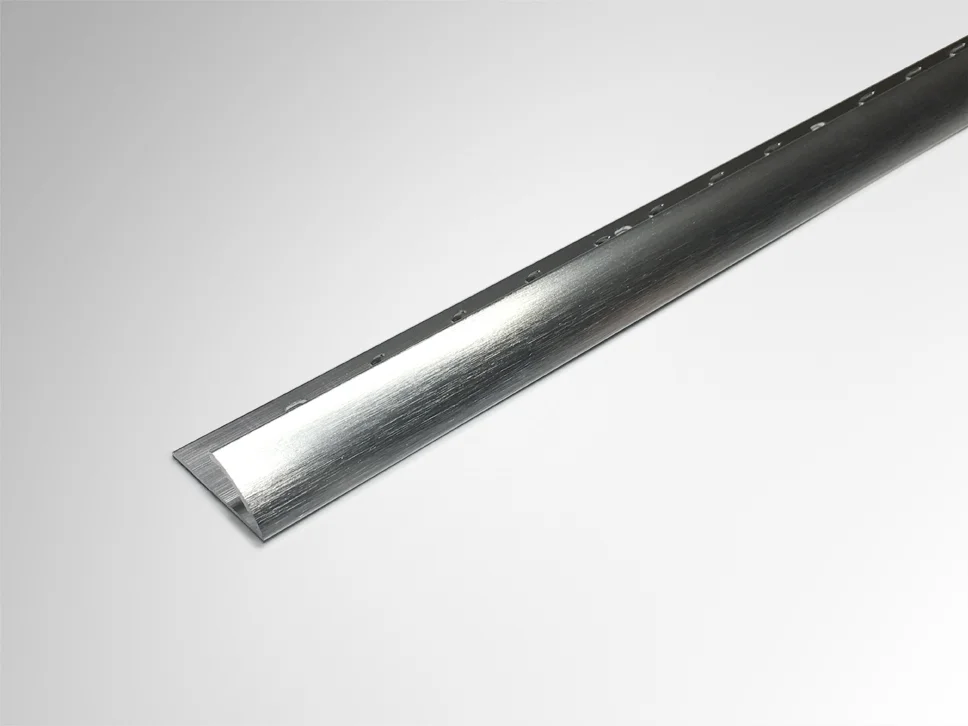 Single Edge Brushed Silver