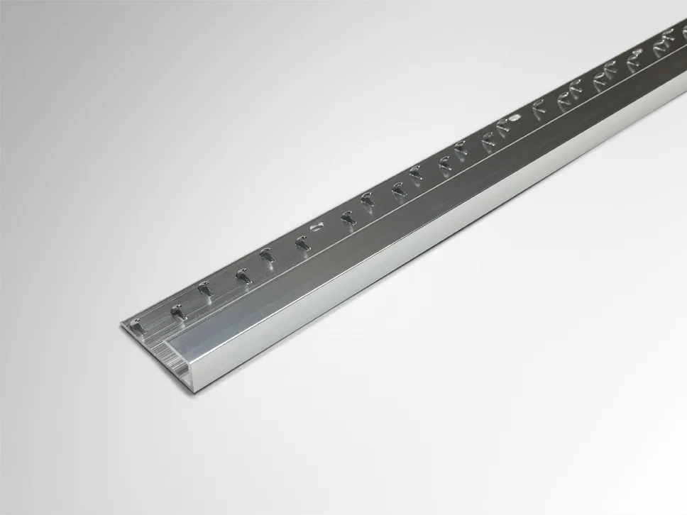 Square Edge Polished Silver
