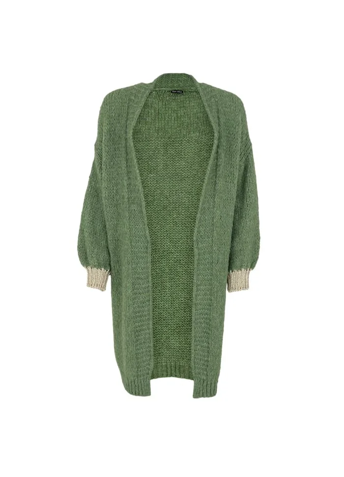 Lissie Cardigan - Dust Green by Black 