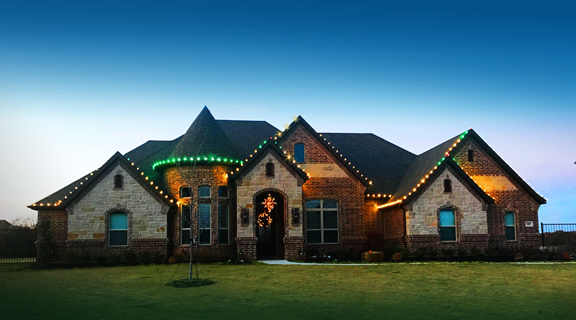 custom Christmas lights in Naperville, IL