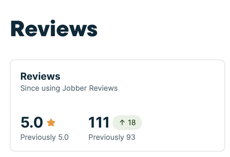 5 star reviews from google