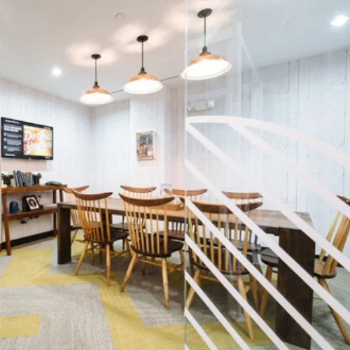 Downtown Los Angeles Location: 555 West 5th Street 35th Floor, Los Angeles, CA, 90013 (in "WeWork")