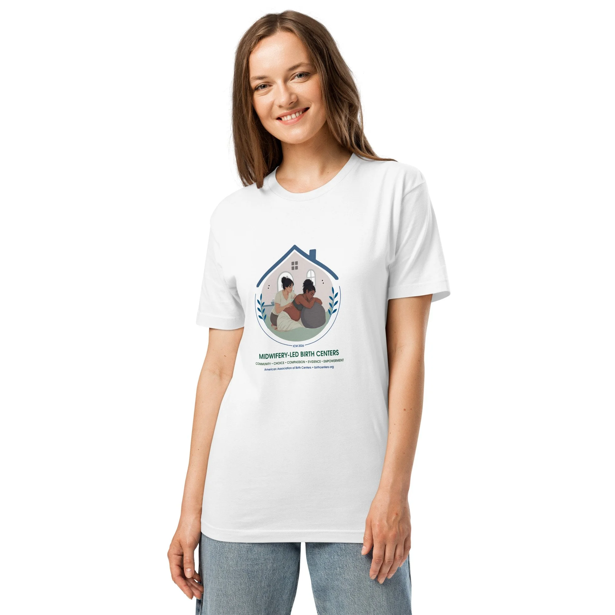 ICM 2026 - Birth Centers: Unisex Fine Jersey Tee