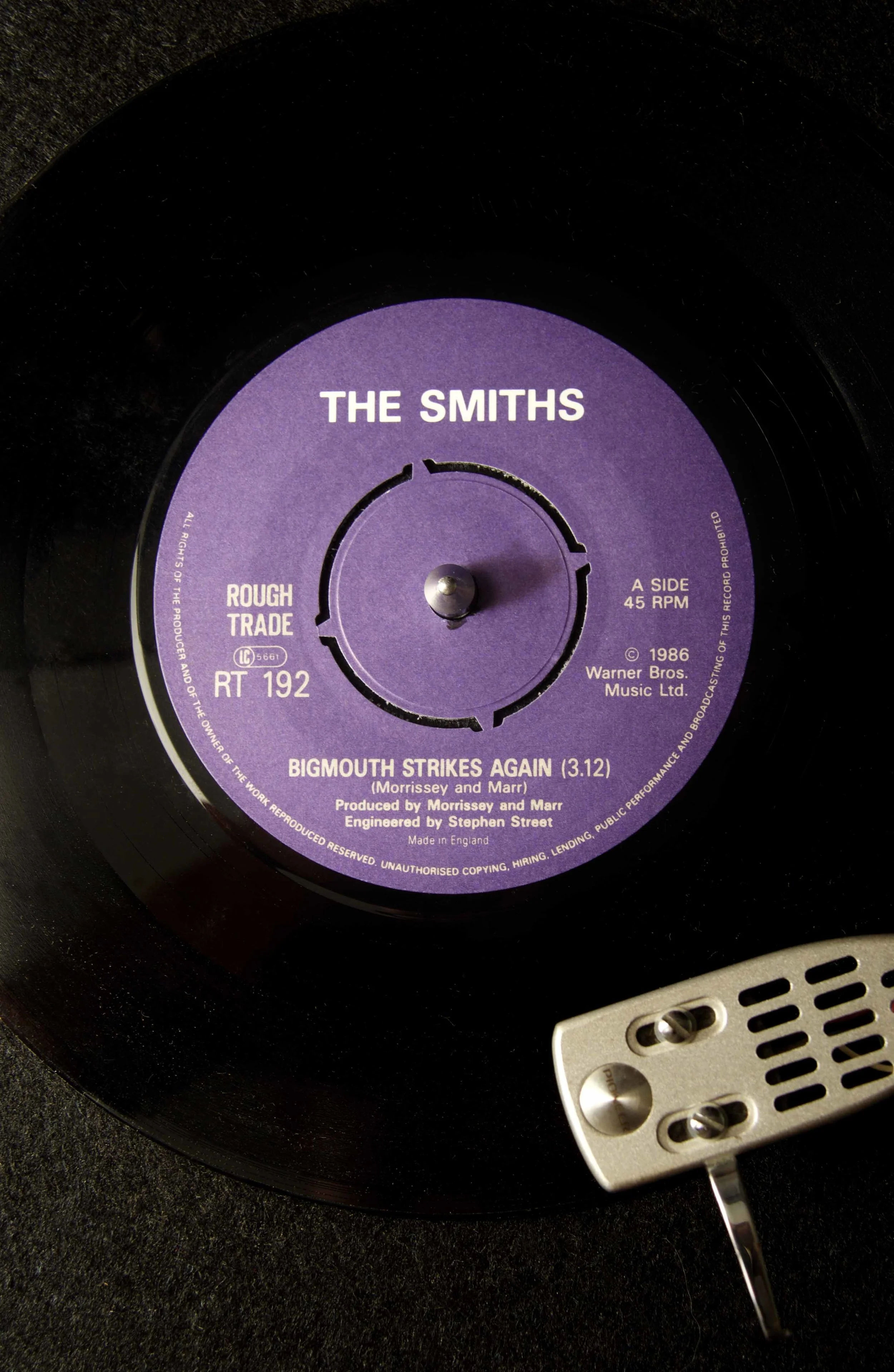 The Smiths, Bigmouth Strikes Again, Rough Trade 1986