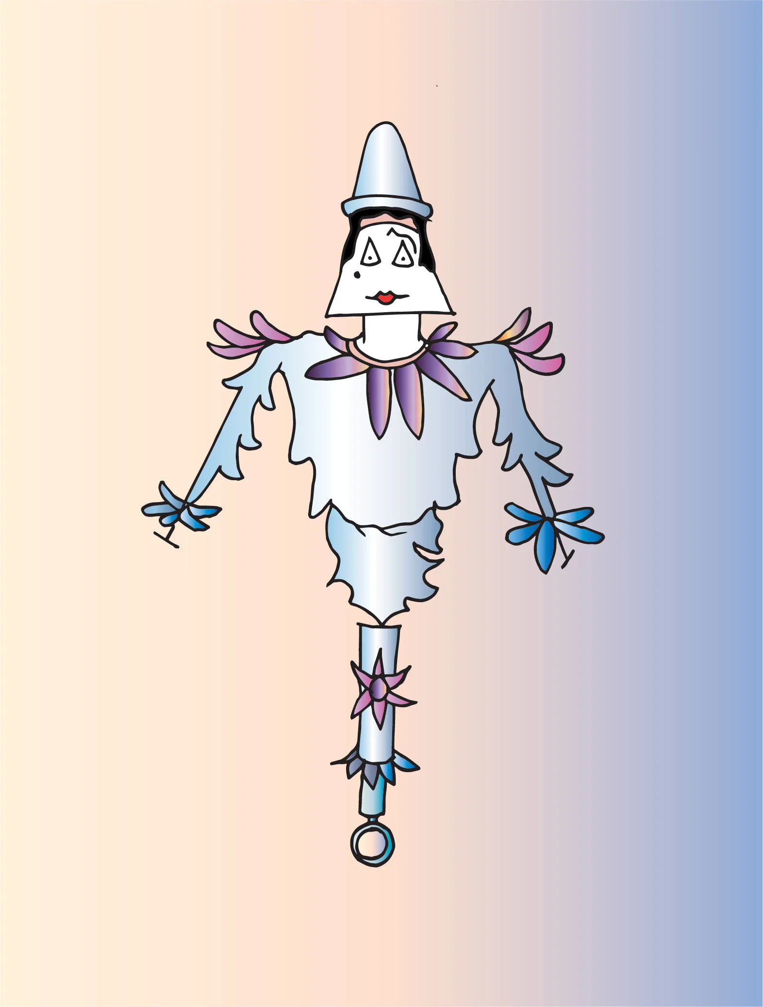 David Bowie. Pierrot Clown, Scary Monsters and Super Creeps 1980