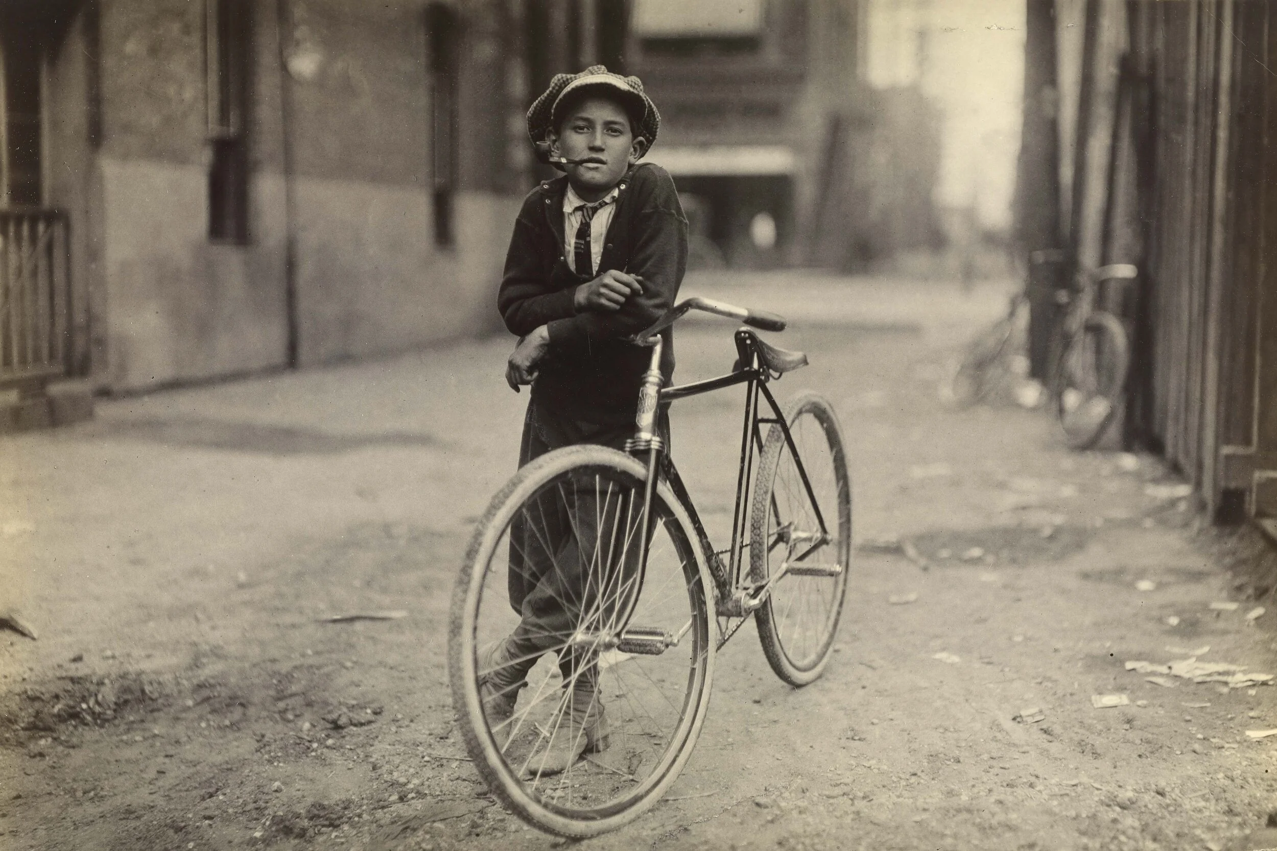 Lewis Hine, Messenger Boy for Mackay Telegraph Company, Waco Texas 1913