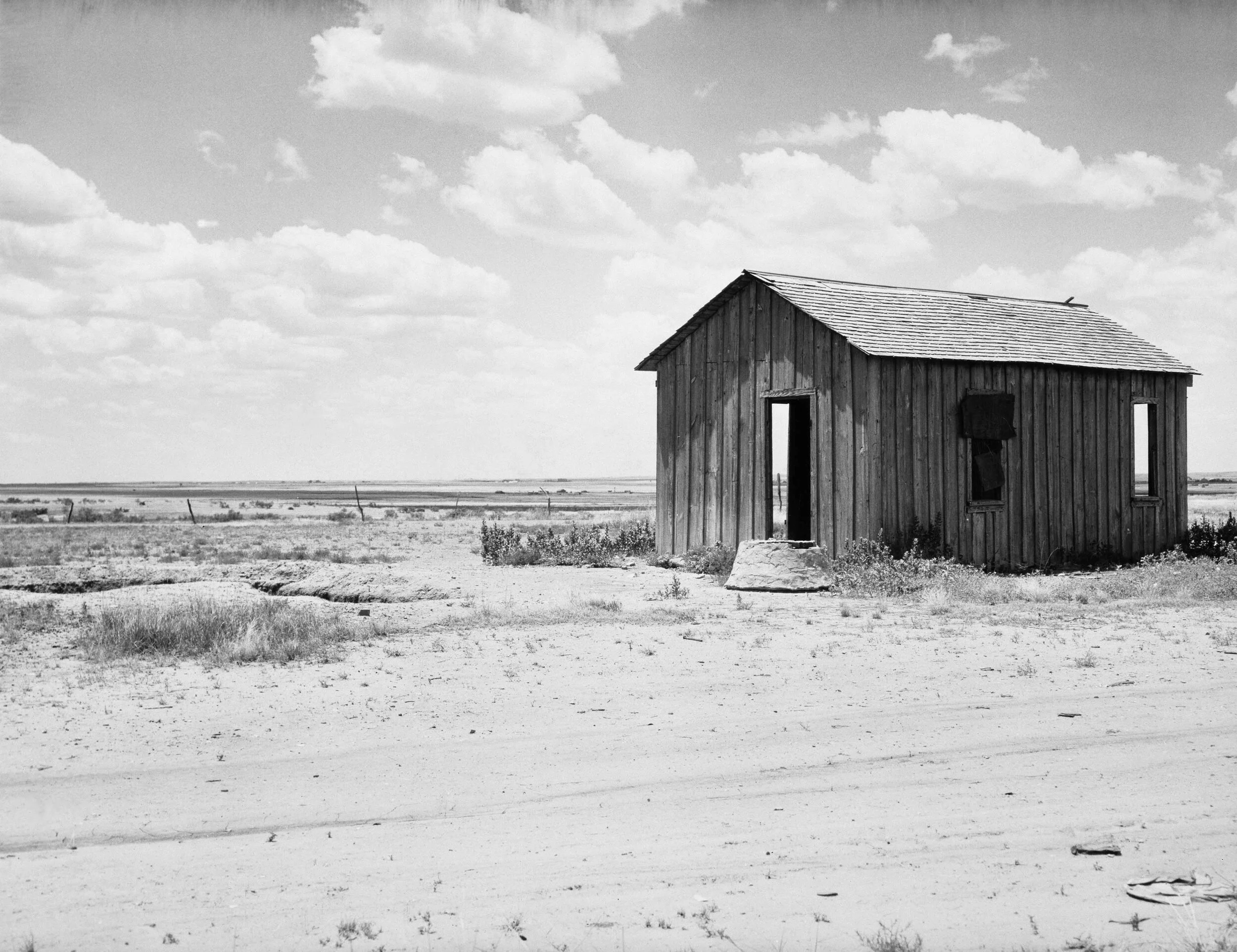 Dorothea Lange, Abandoned Dust Bowl Home c1935