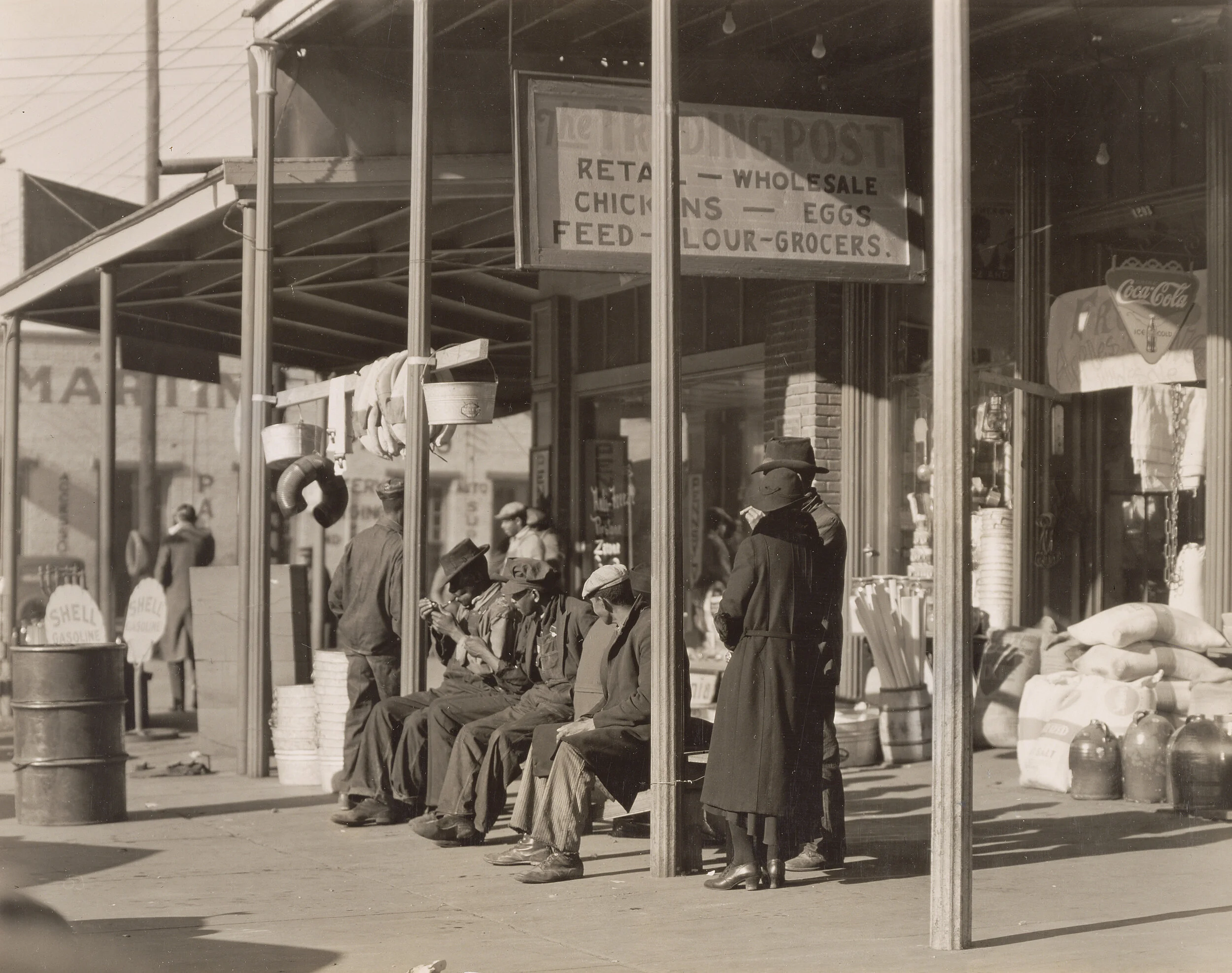 Walker Evans, Street Scene, Selma, Alabama 1935