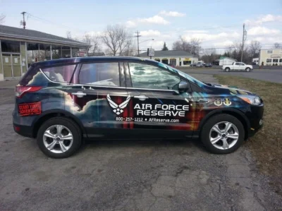 Full Air Force Reserve Vehicle Wrap