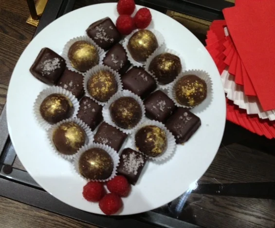 cake truffles and caramels.JPG