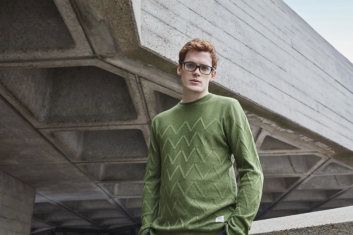 komodo green rey sweater product photography