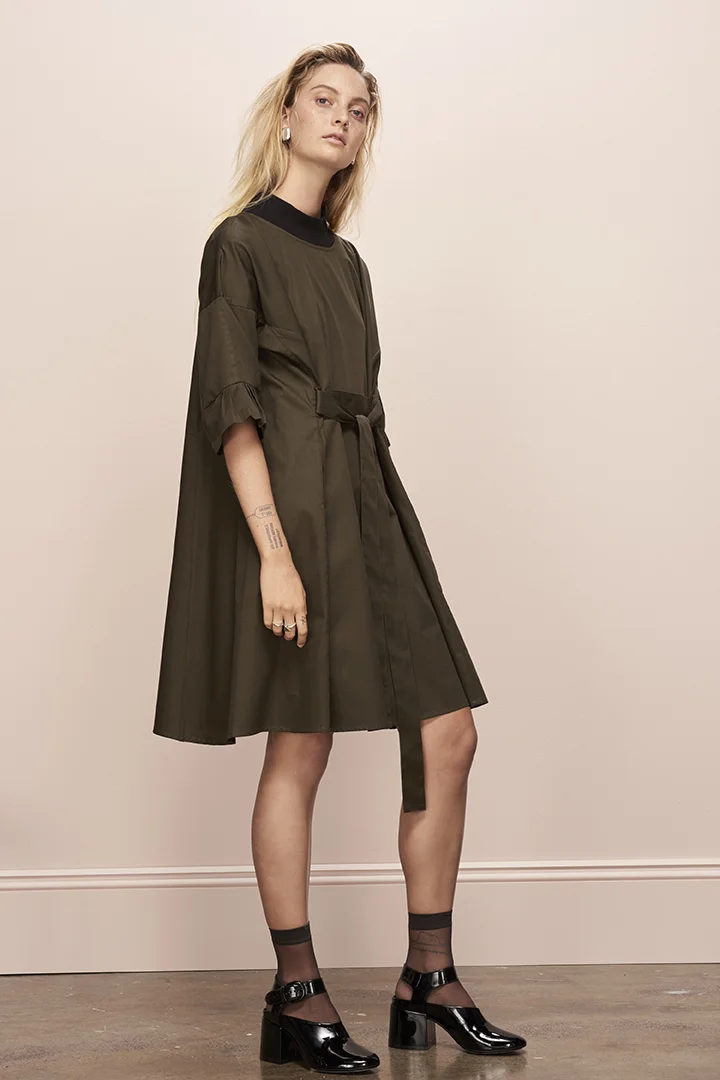 sustainable holiday dresses The Handloom Lucid Flow Maxi Dress - Sand
