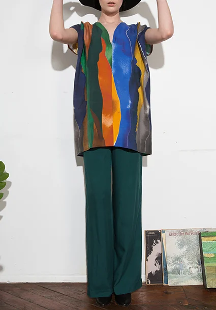 h fredriksson sara pants green product photography