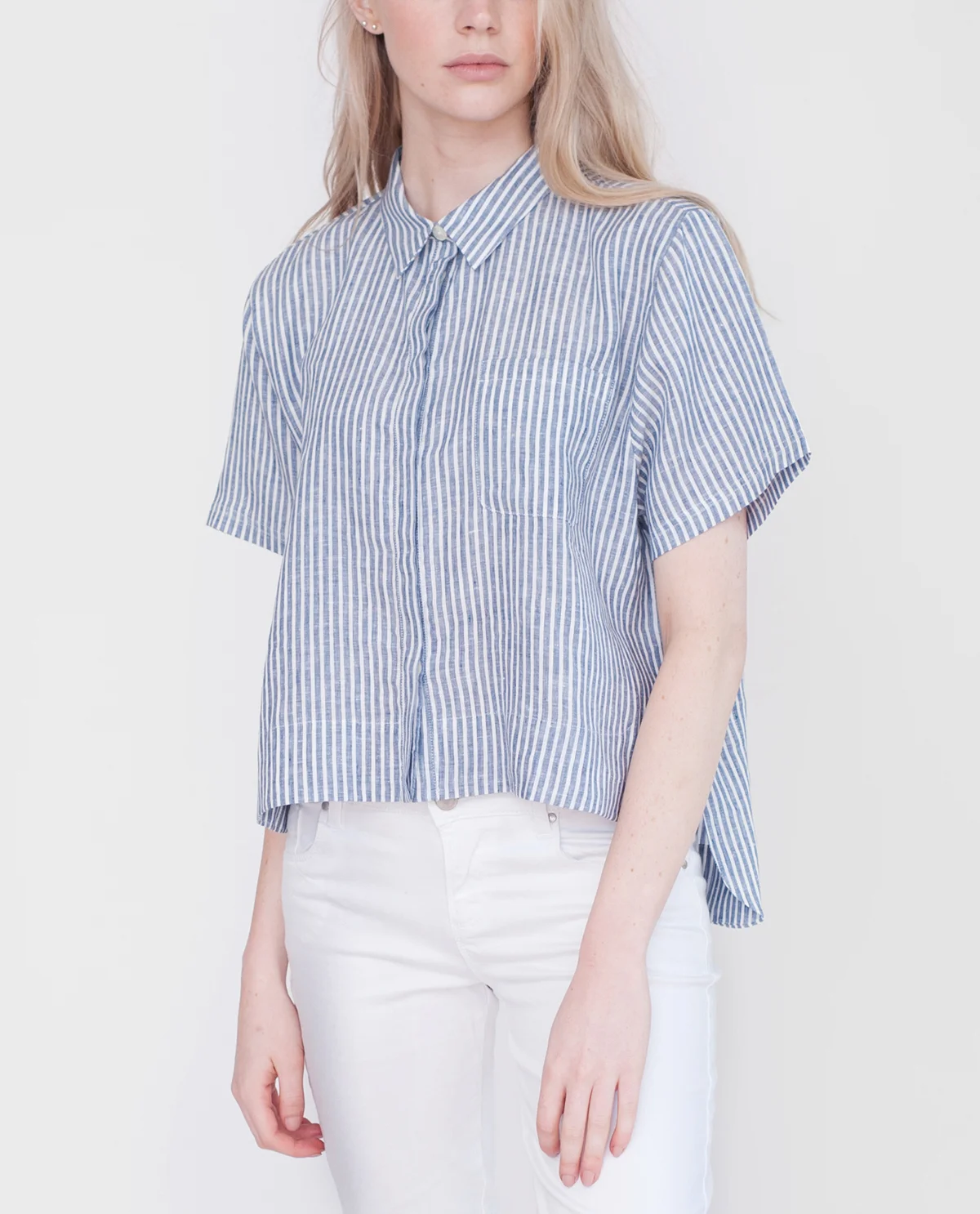 beaumont organic bryn lee blue white stripe product photography