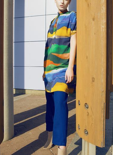 h fredriksson sara landscape tunic dress product photography