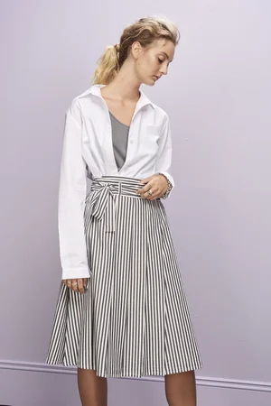 Long Player Skirt Stripe — O O L O O P