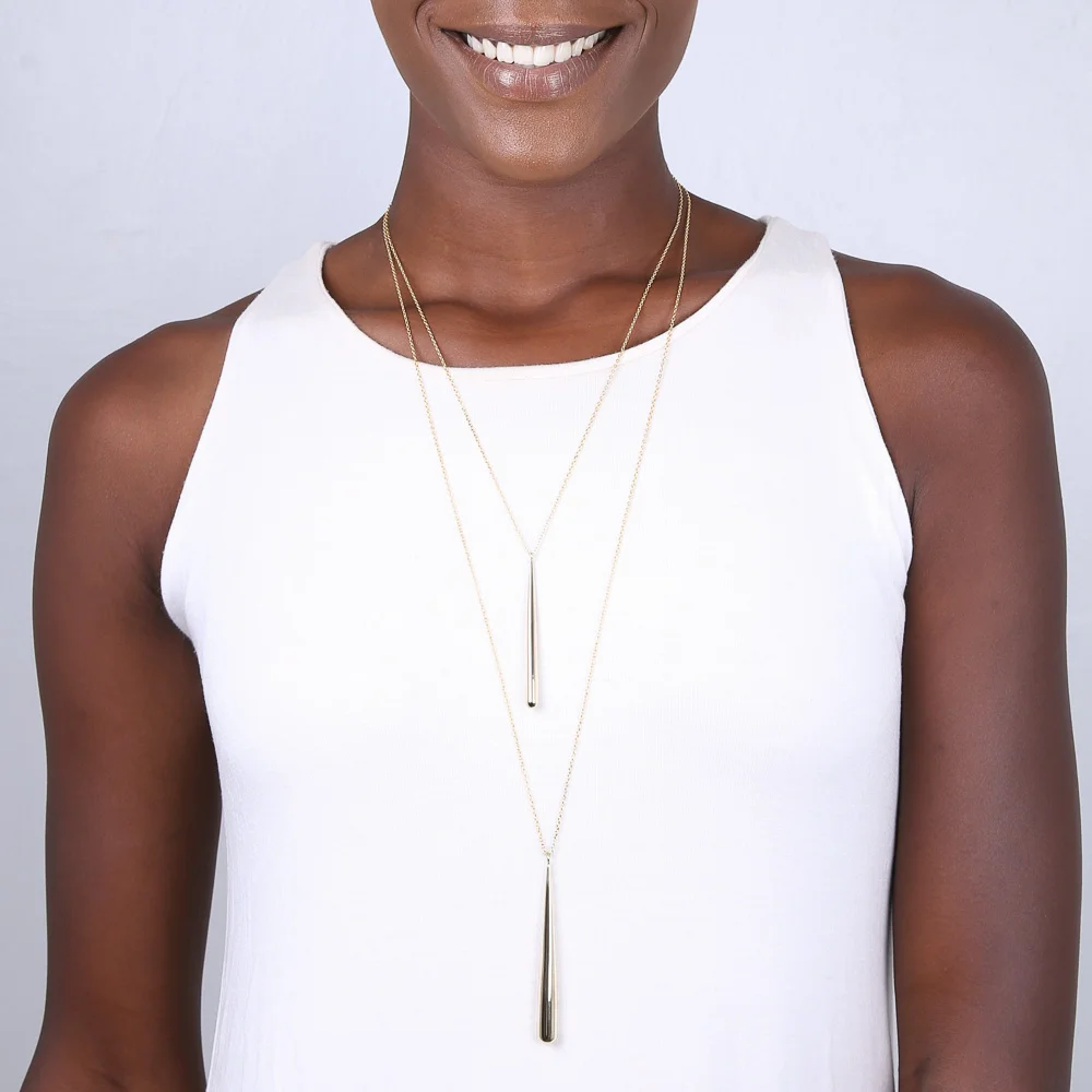 soko layered pia necklace product photography