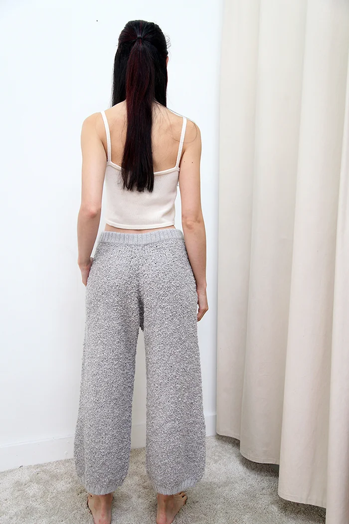 kordal textured alpaca sweater pants product photography