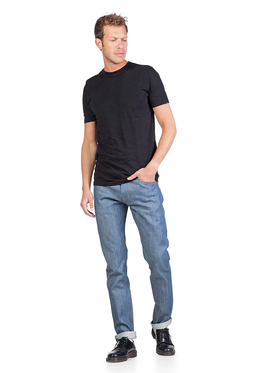 kings of indigo charles jeans product photography