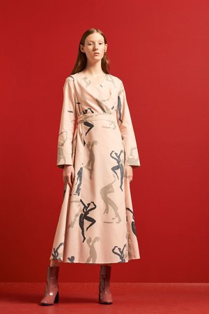 kowtow pink dress Kowtow Ribbed Sleeveless Dress