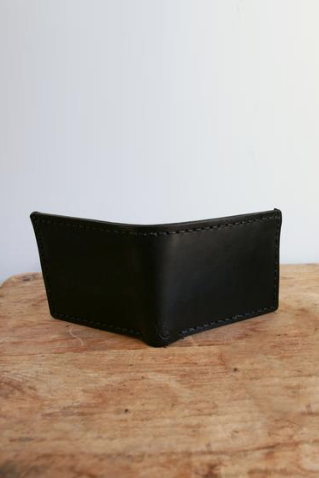 corter classic bifold wallet triple black product photography