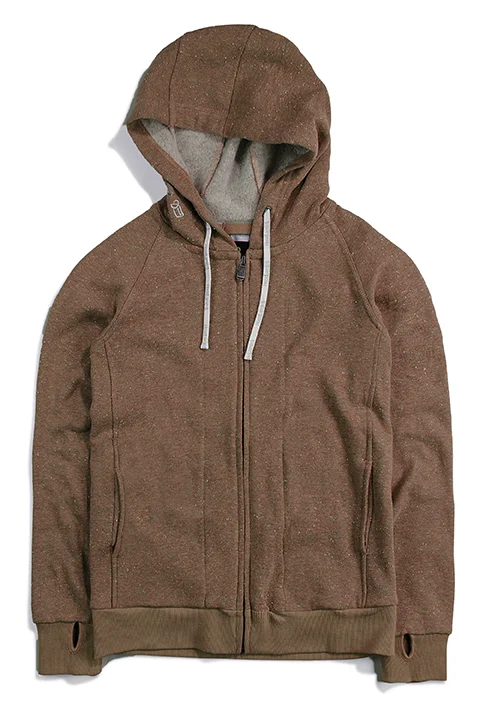 xl curves organic cotton hemp hoodie womens Womens basics outerwear fall winter fashion sustainable ecofriendly hemp hoodlamb tan fleck photography