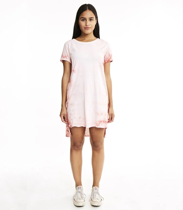 groceries dylan euphoria dress pink tie dye product photography