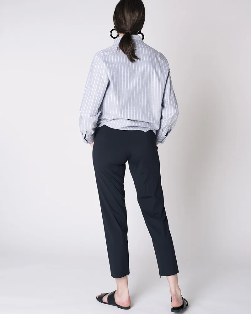 jan n june straight pants black navy product photography