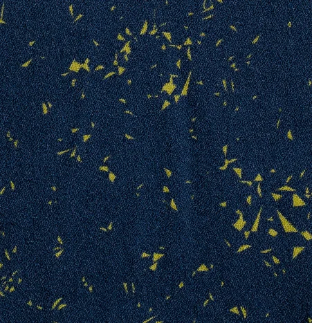 diarte navy yellow tucana city light top sustainable fashion product photography