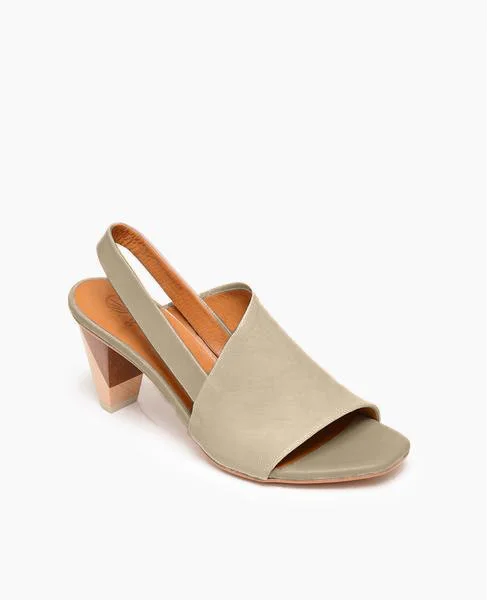 colorant akers celery ethical leather sustainable fashion shoes heels product photography