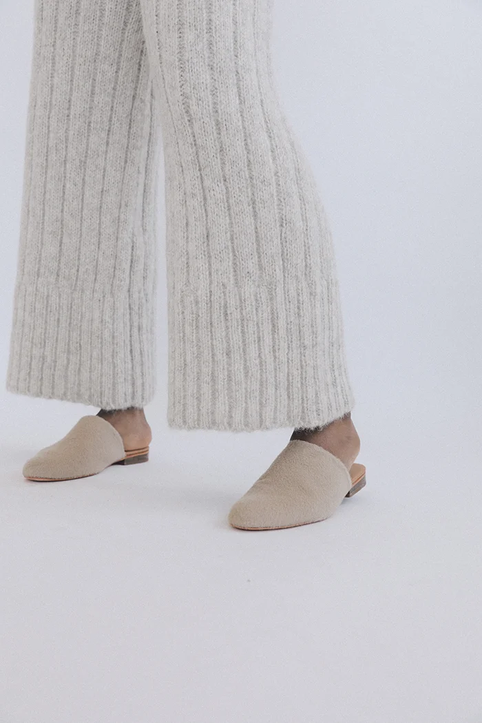 kordal rowan alpaca sweater pants sustainable fashion product photography