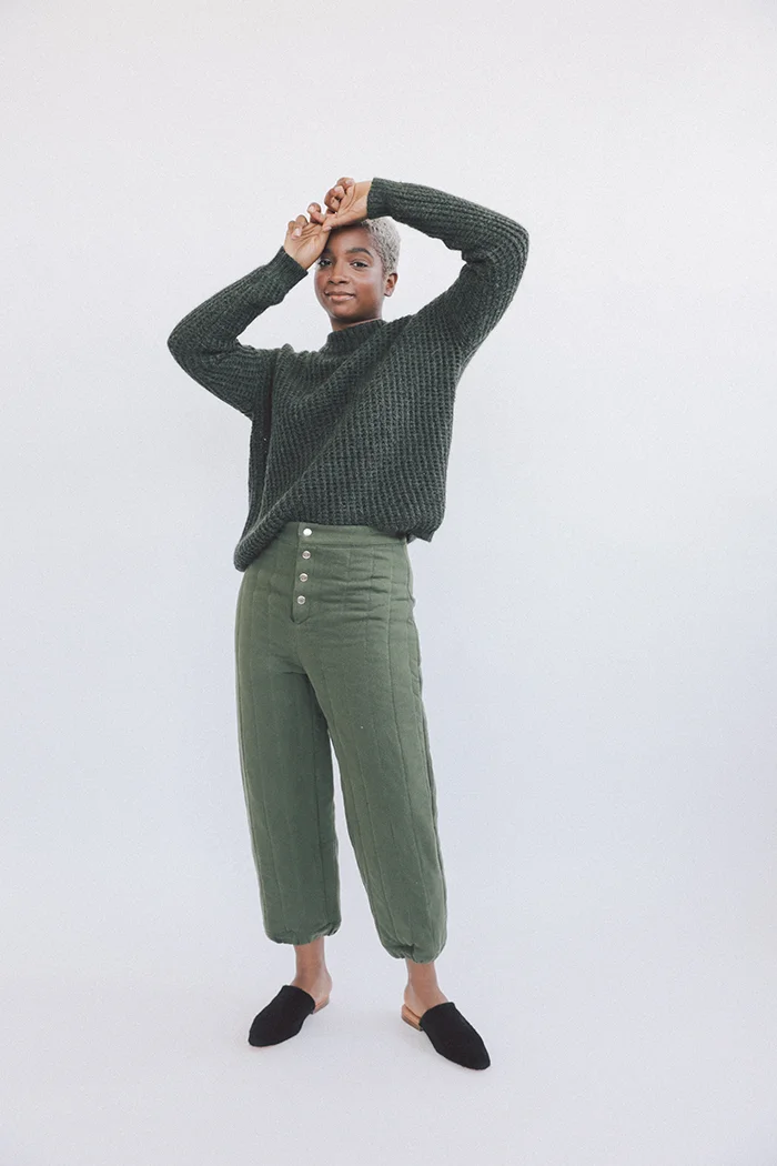 Kordal Riley Quilted Pants Caper