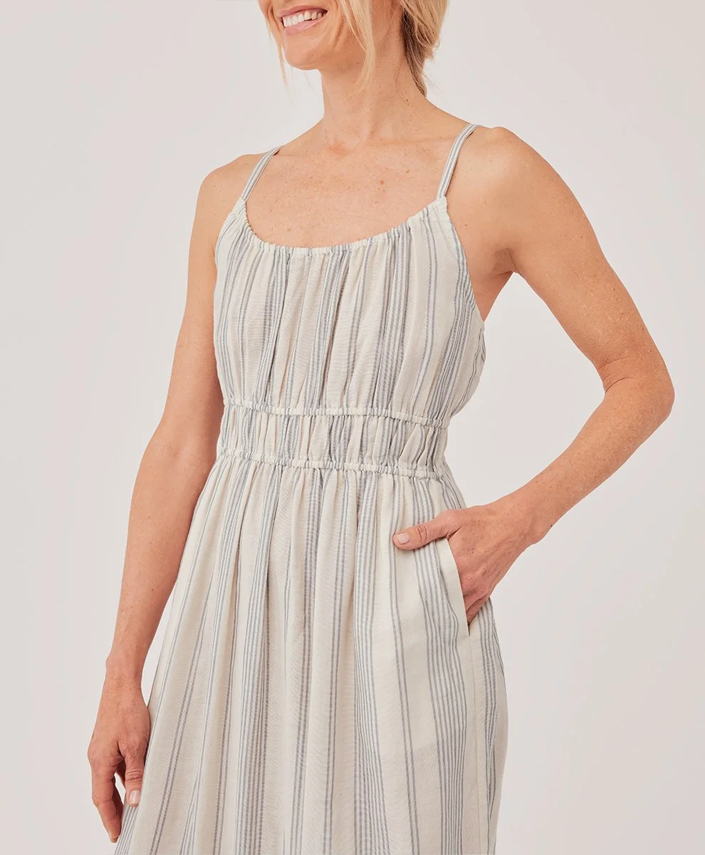 summer midi and maxi dresses Colorblock Eyelet Lace Midi Dress