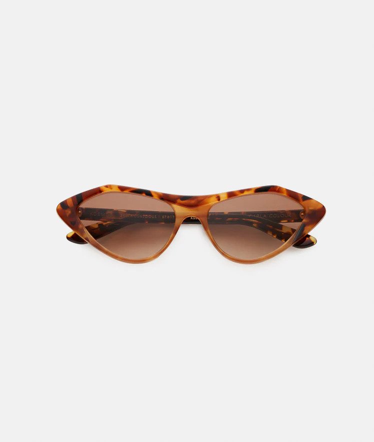 carla colour kosmos double tortoise shell sustainable sunglasses product photography