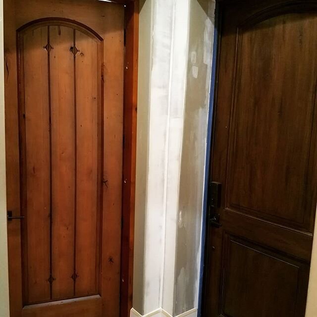 Stained &amp; Laquered doors
