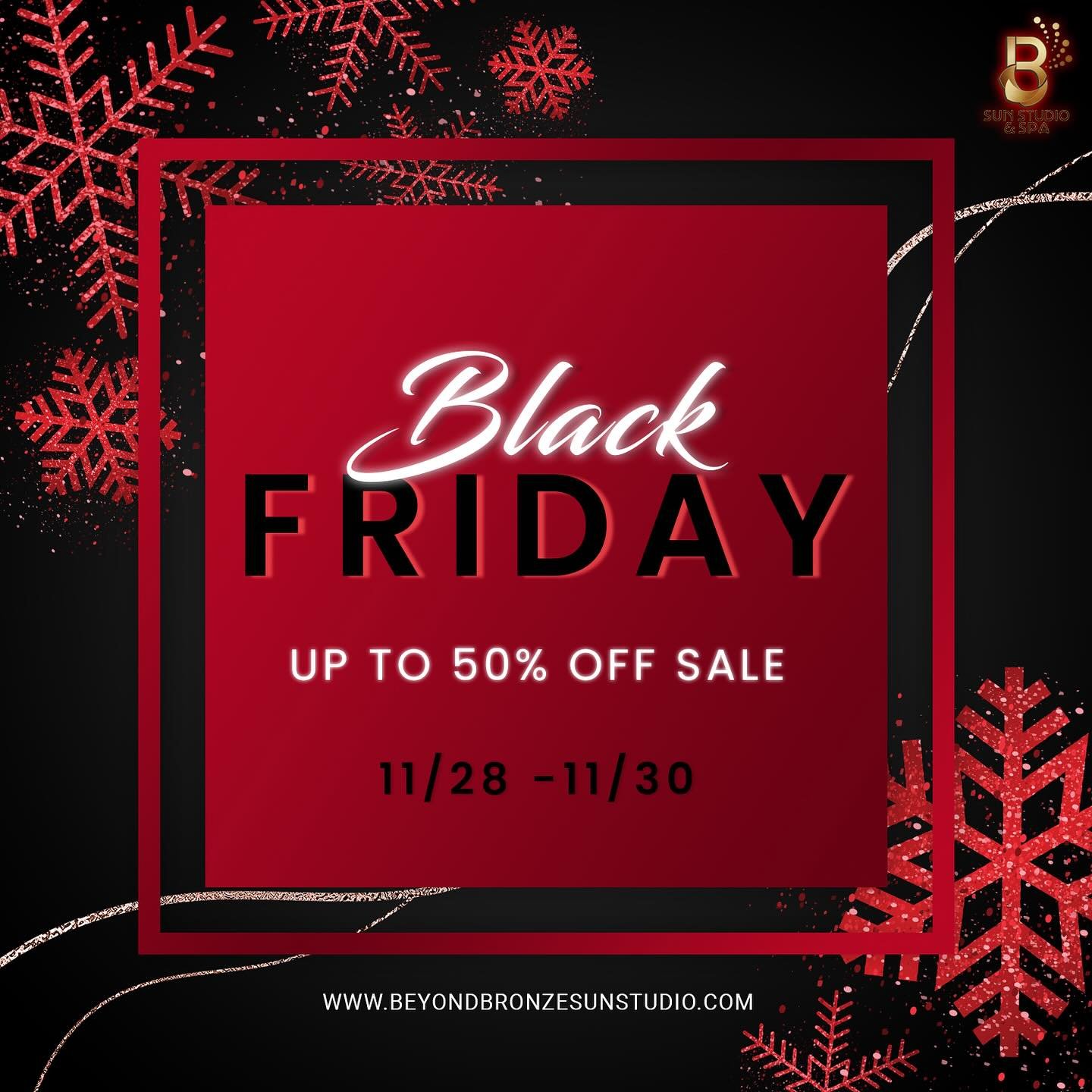 ✨ BLACK FRIDAY IS HERE, BB FAM! ✨
For all our babes who couldn&rsquo;t make it to Pink Wednesday&hellip; this is your last chance to snag a GOOD deal before the year ends! 🖤🔥
Black Friday specials run 11/28&ndash;11/30, with one BIG doorbuster on F