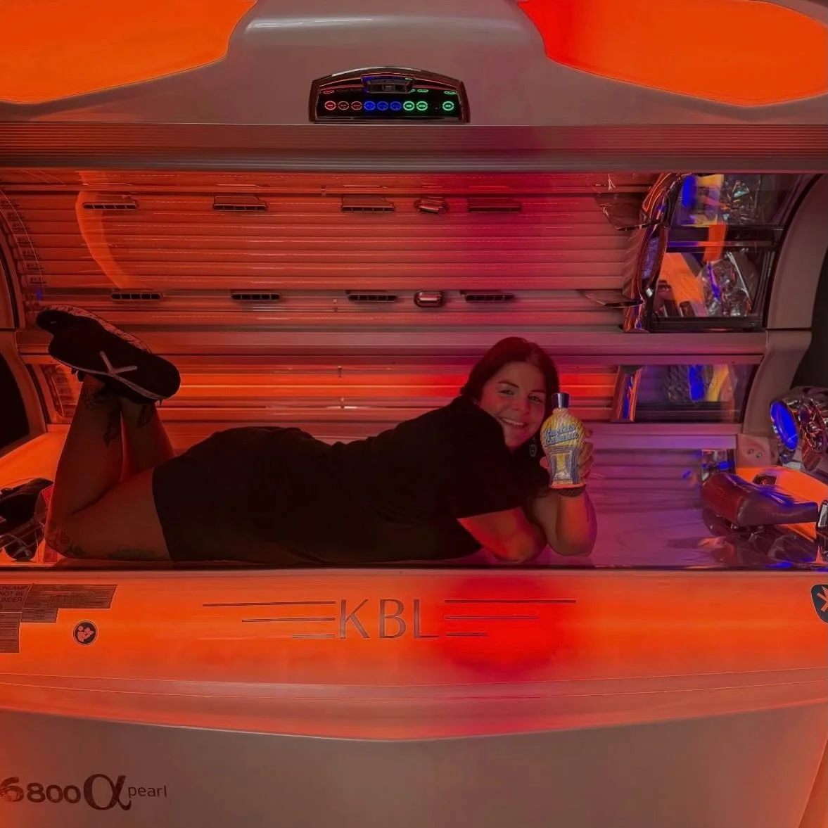 The only place in Ocala where you can get your daily dose of sunshine &amp; happiness from this bronzed baddie! 💋 So what are you waiting for???