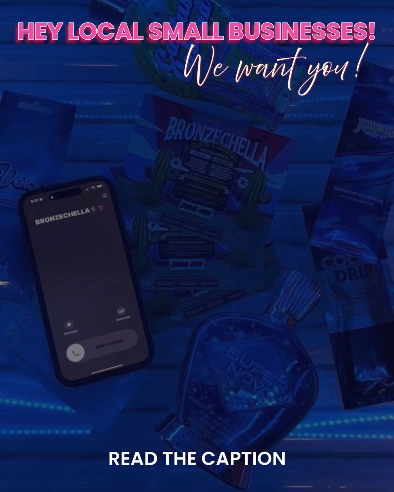 🎉 Calling All Local Small Businesses! 🎉

Bronzechella is BACK for year TWO and we&rsquo;re going even bigger this time around 🤎✨

As our first major sale of the year, Bronzechella is all about kicking off the season with glowing skin, good vibes, 