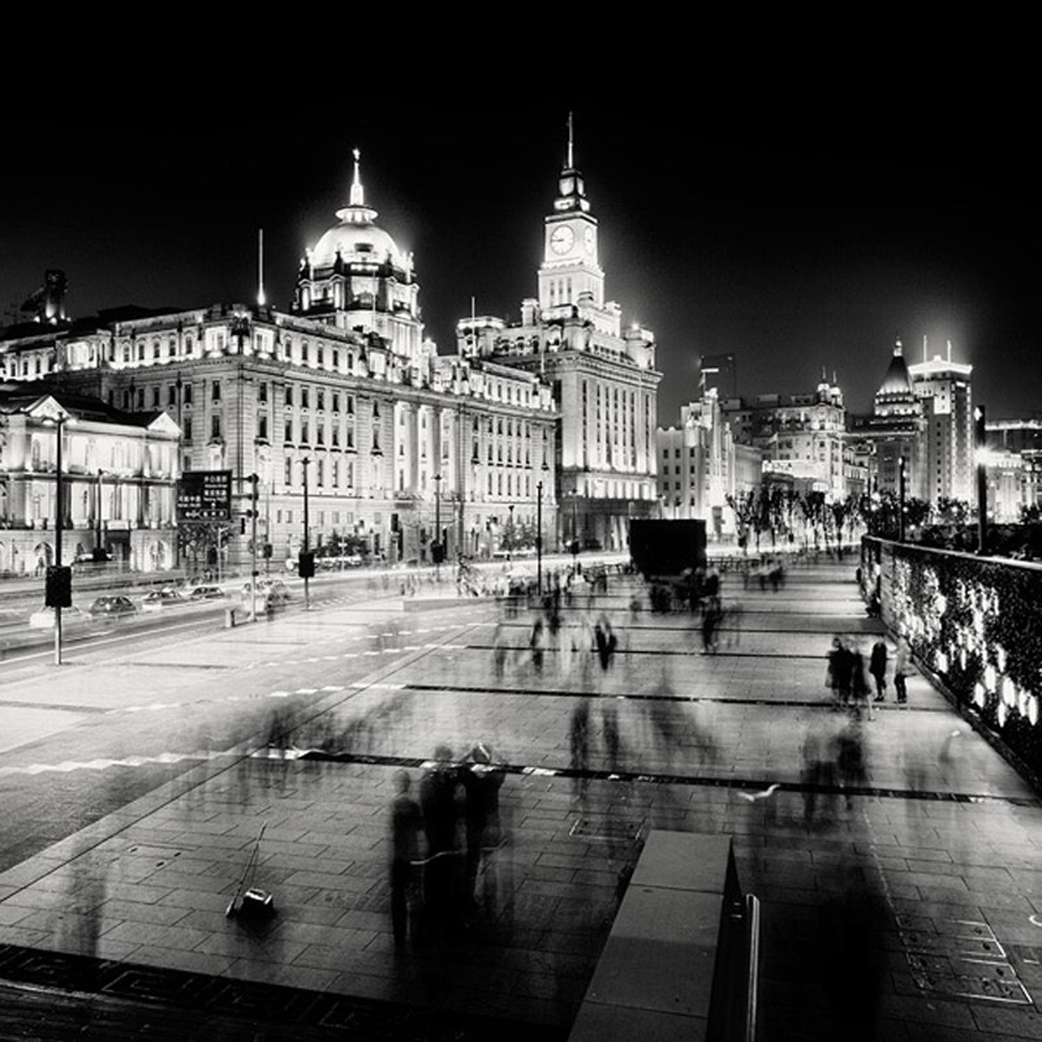 москва черно белые