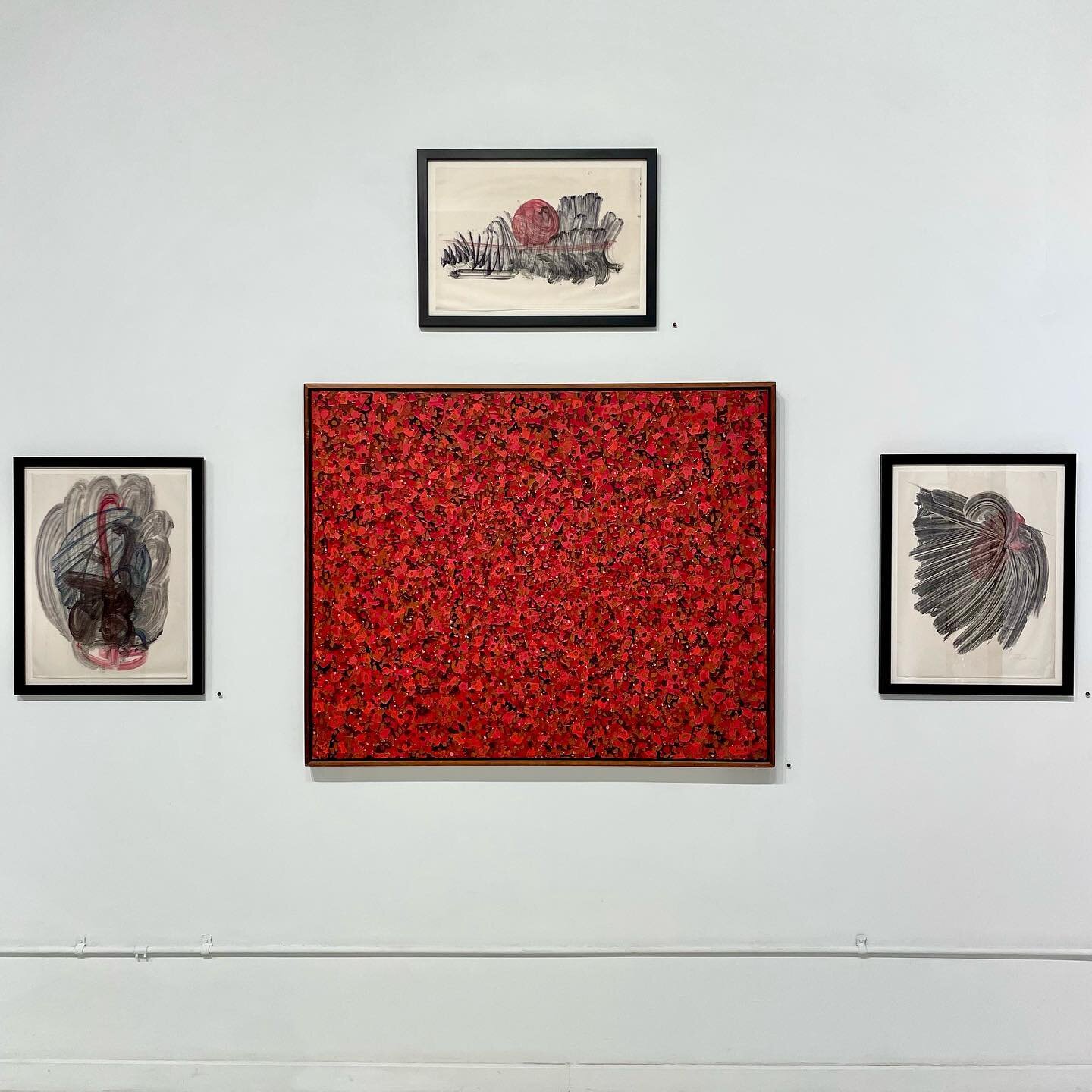 Tomorrow is the last night to come and see Carmine&rsquo;s work here hanging in Philadelphia on the walls of HOT&bull;BED. 

Carmine taught and went to school here in Philadelphia @uarts_finearts . He then moved all around the United States before se