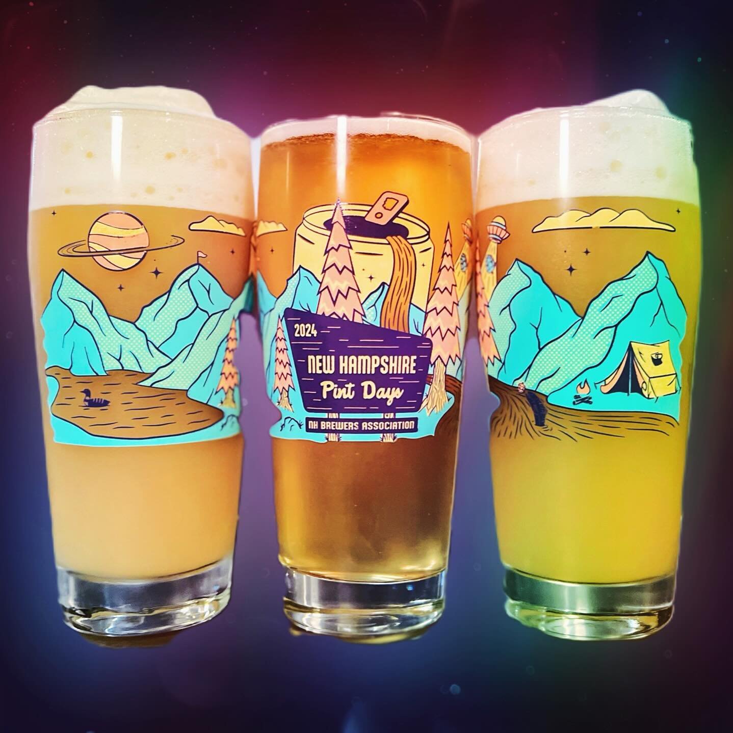 NH Pint Days Glassware!

Limited Number left at the brewery!

Dive into the extraterrestrial vibes and add a splash of creativity to your glassware collection with the 2024 NH Pint Days! These 16 oz. Willi Becher glasses feature the incredible artwor