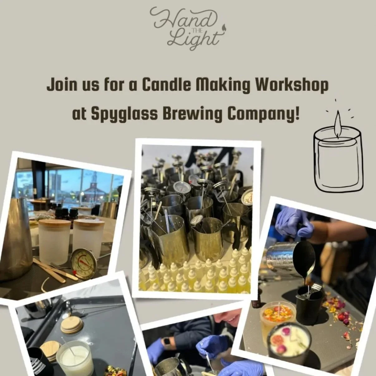 Last Minute Christmas Gifts Candle-Making Workshop