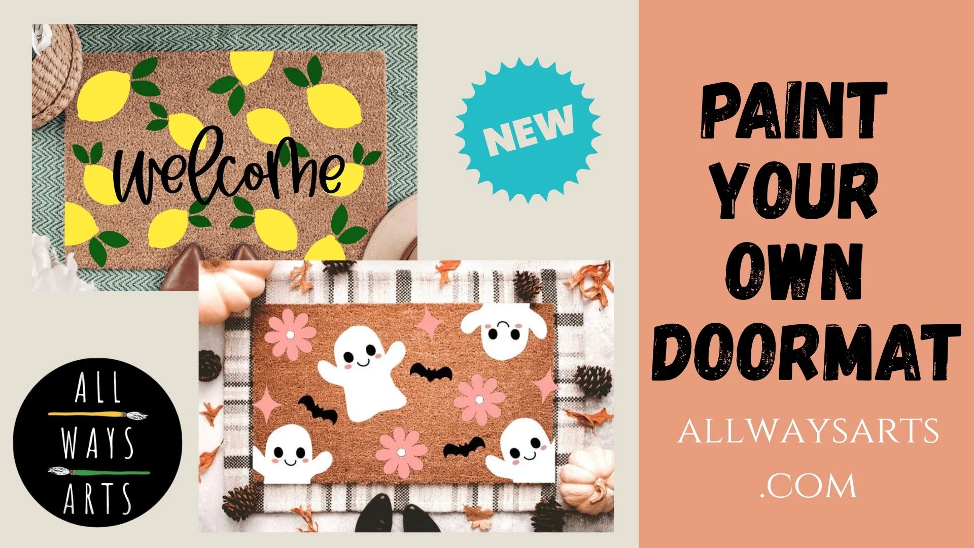 Paint Your Own Doormat with All Ways Arts