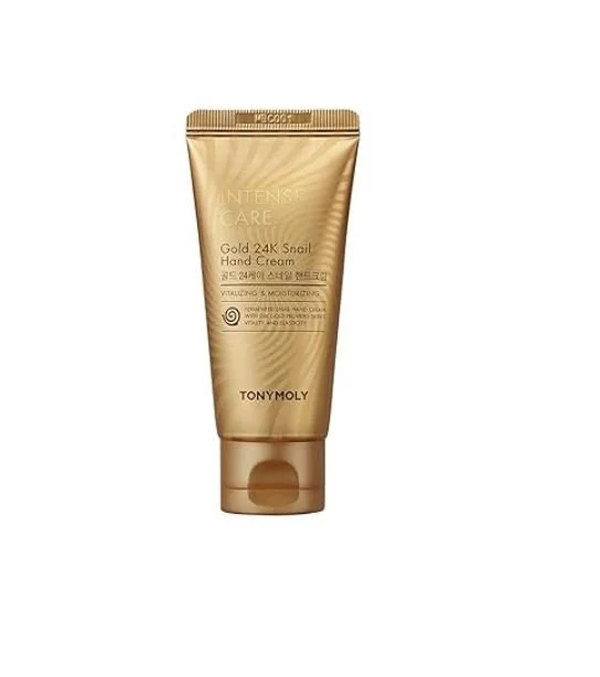 TMICGSHDCM_TonyMoly Intense Care Gold 24K Snail Hand Cream 2.JPG