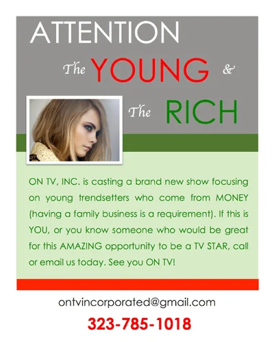 Attention The Young The Rich