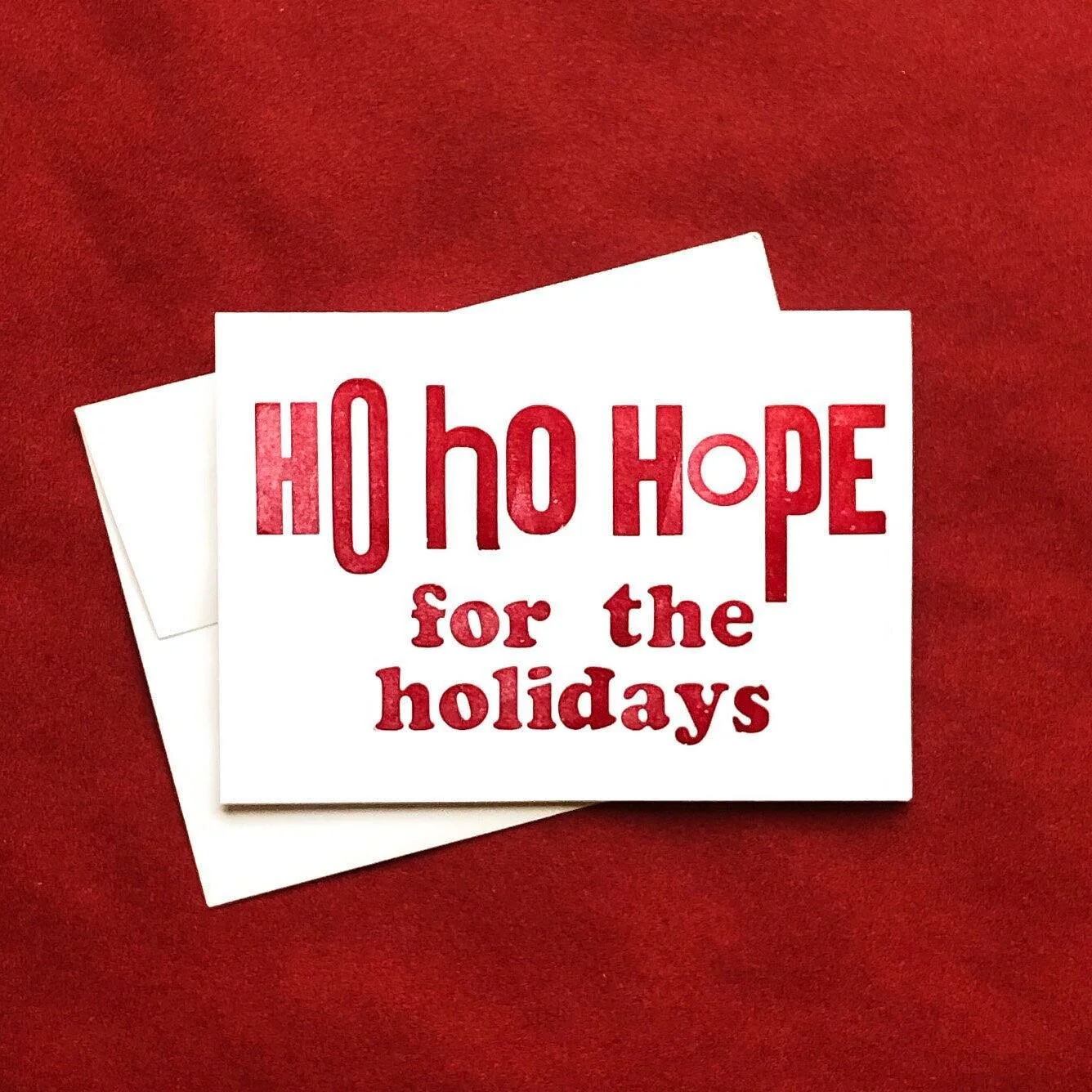 Swipe through to see four festive, holiday card designs for sale on our site. Typeset and printed by hand, from us to you. Link in the bio.