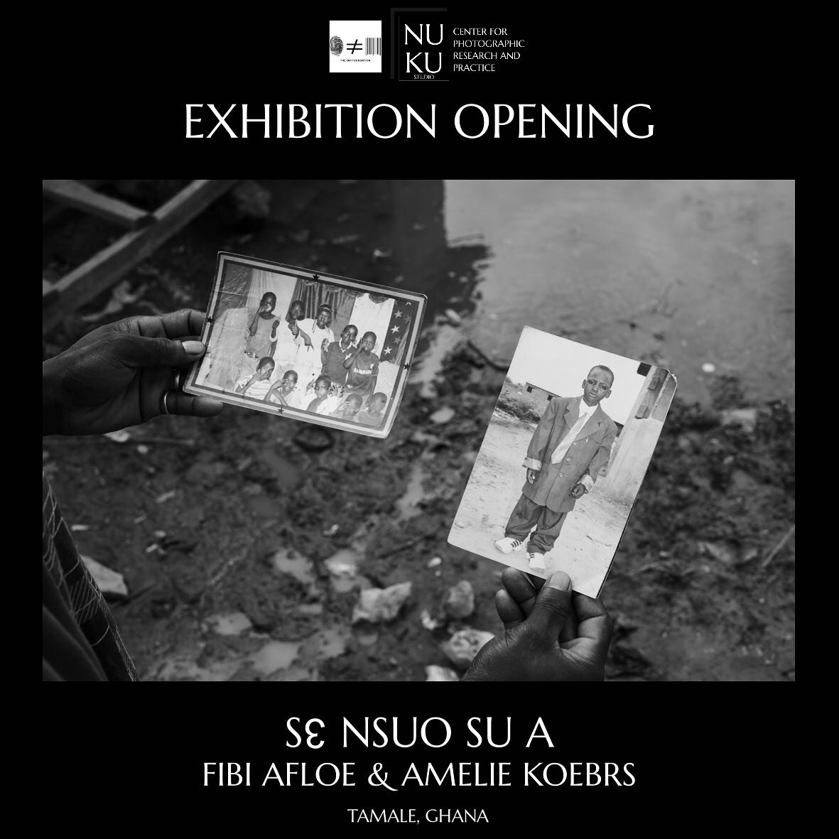 A little less than 2 weeks until Nuku Studio presents &ldquo;Sɛ nsuo su a - When water cries&rdquo;, a photo exhibition by Fibi Afloe ( @storiesfromnima) and Amelie Koerbs (@ameliekoerbs.photography ). The outdoor exhibition in Nuku Studio`s garden i