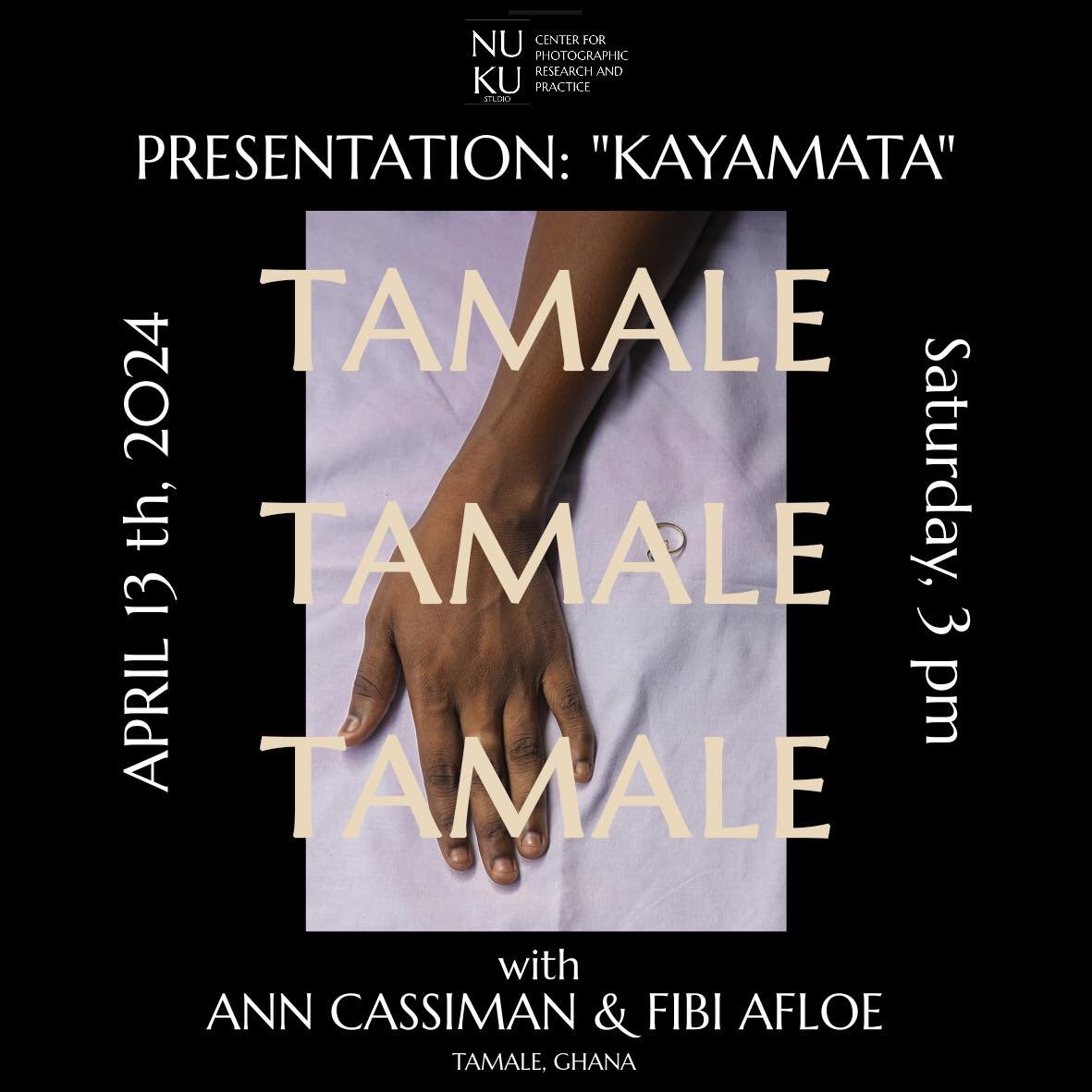 This Saturday the &ldquo;Kayanmata presentation&rdquo; by Fibi Afloe (photographer) and Ann Cassiman (anthropologist, University of Leuven, Belgium) will happen at Nuku Studio&rsquo;s Center for Phptographic Research and Practice in Tamale! See you t