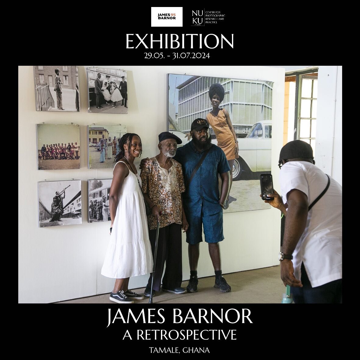 Have you visited our exhibition &ldquo;James Barnor: A Retrospective&rdquo; yet?!

The current exhibition at Nuku Studio&acute;s Center for Photographic Research and Practice in Tamale is up on display until end of this month July 31st. 

This exhibi